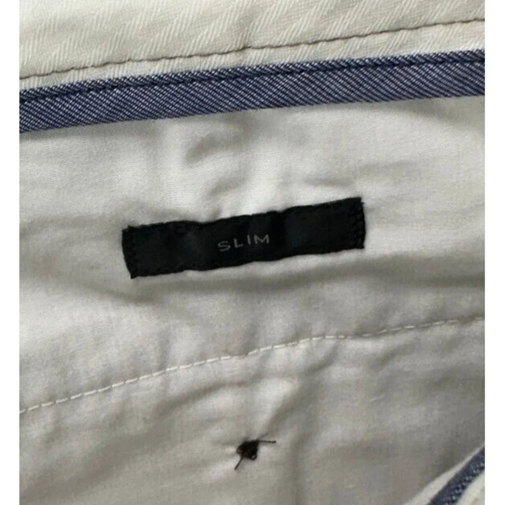 J Crew Pants Men 34X36 Ludlow Tan Khaki Chino 3XDry Slim Straight Flat Front NEW